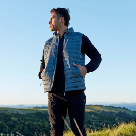 NWT Men's LSKD All Day Puffer Vest Storm/Gray – Large - Picture 4 of 6